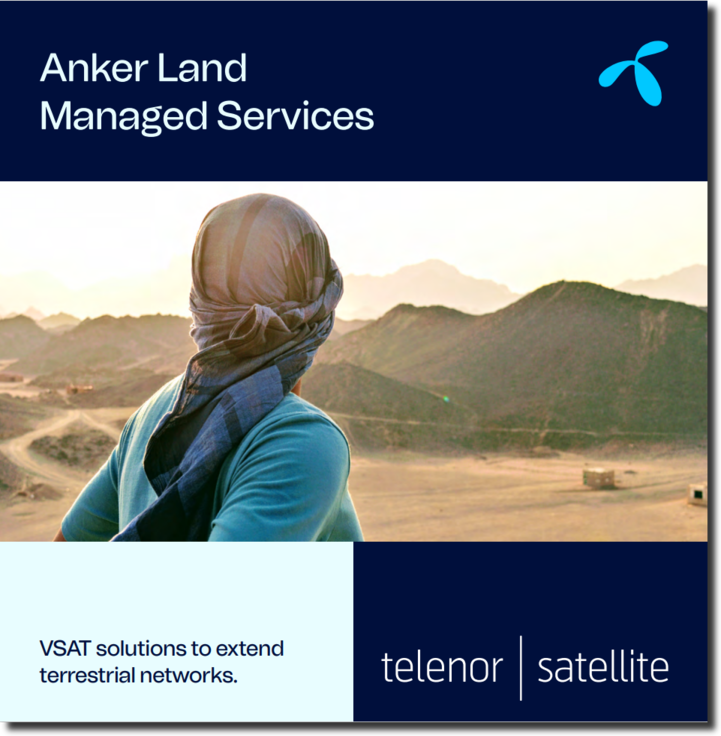 Telenor Satellite's land brochure
