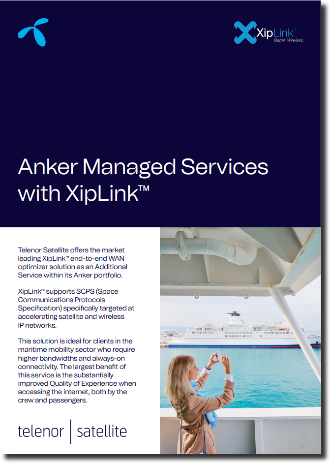 Telenor Satellite's XipLink  datasheet 