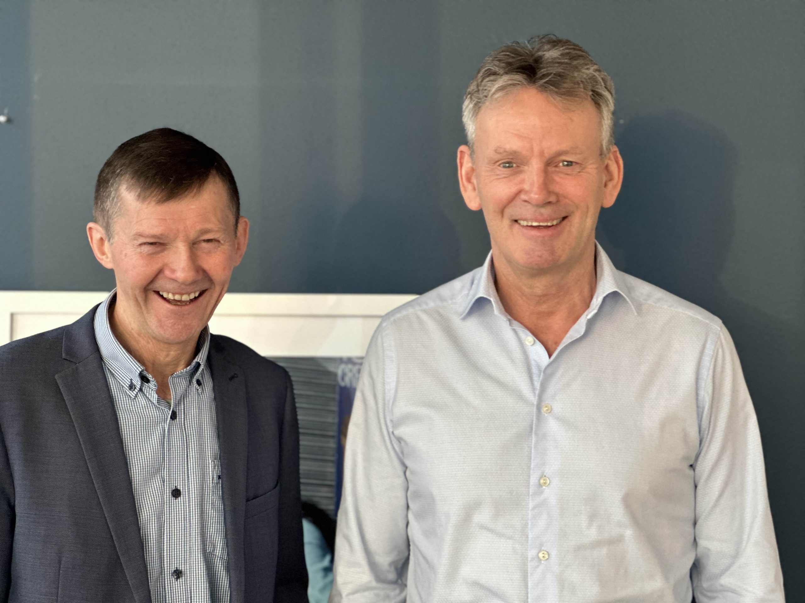 Space Norway acquires Telenor Satellite. Dag H. Stælan and Morten Tengs.