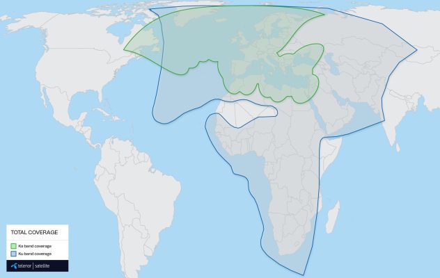 Telenor Satellite's Total Extended Coverage Ku and Ka