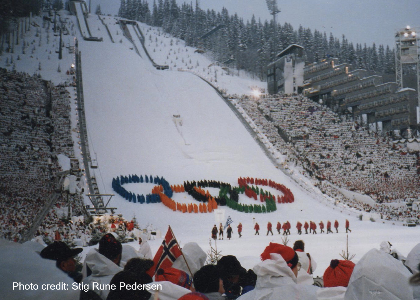 Broadcast transmission of the Opening Ceremony Lillehammer 1994 Winter Olympic Games_Photo Credit: Stig Rune Pedersen